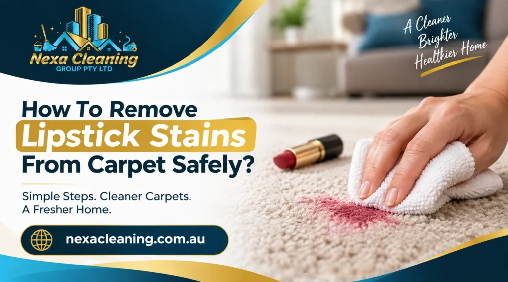 How To Remove Lipstick Stains From Carpet Safely?
